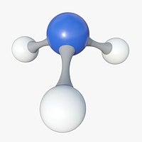 Ammonia  Molecule With PBR 4K 8K
