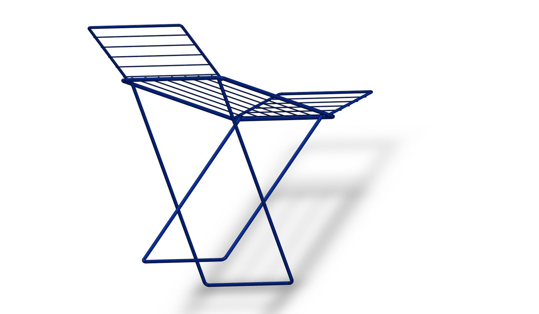 Clothes Dryer Rack 3d 3ds