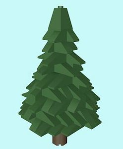 3d model lego tree