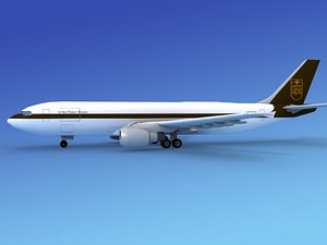 airline airbus a300 3d dxf