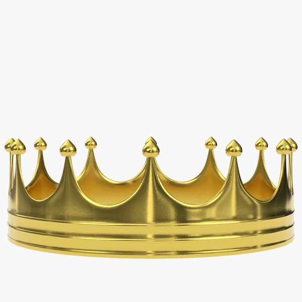 Gold crown 13 3D model
