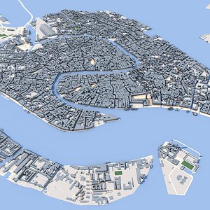3D Venice City Italy model