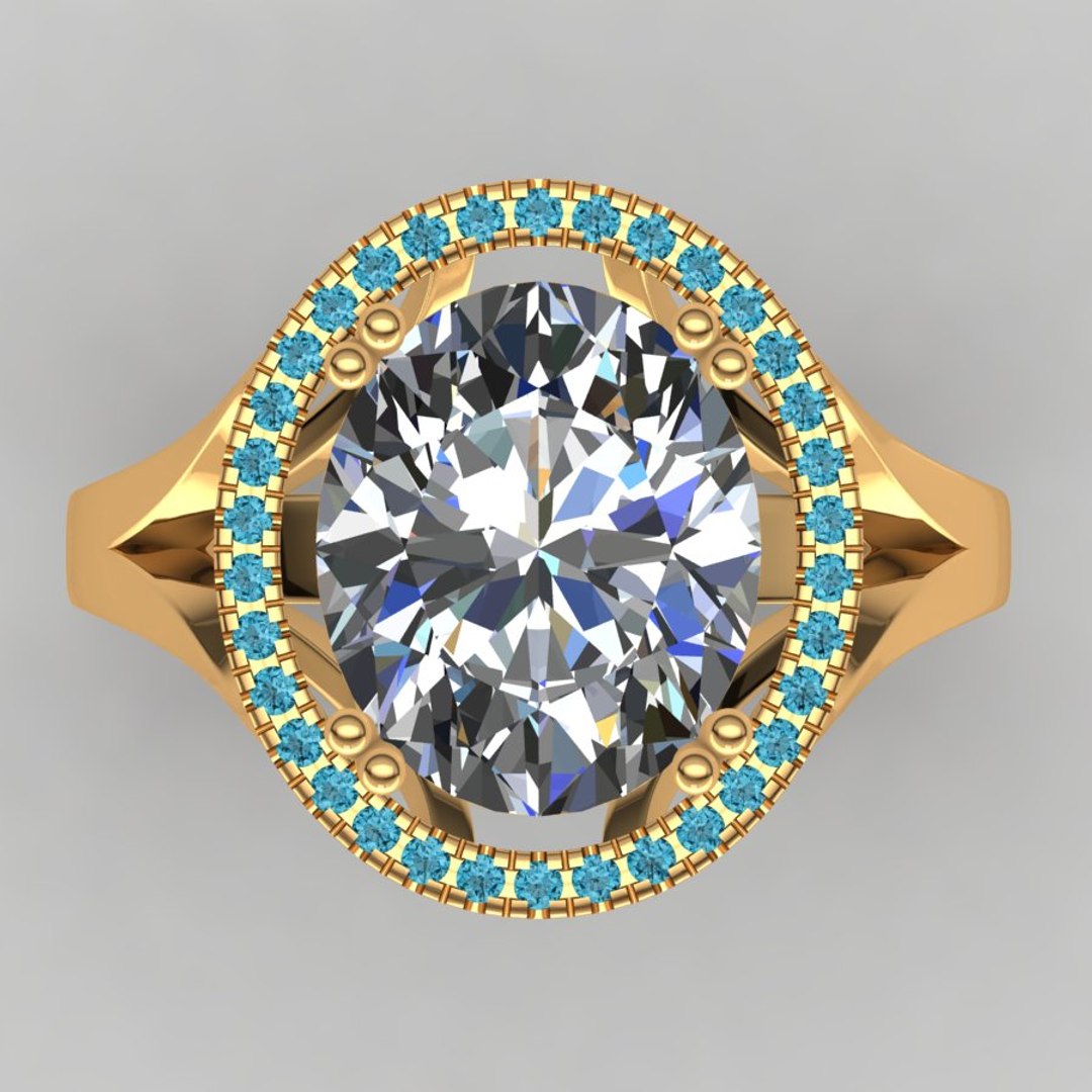 3D Designer Ring Model - TurboSquid 1152974