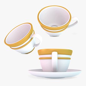 3D Turkish Coffee Cup model