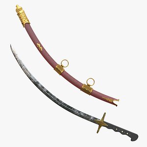 3D Arab Sword model