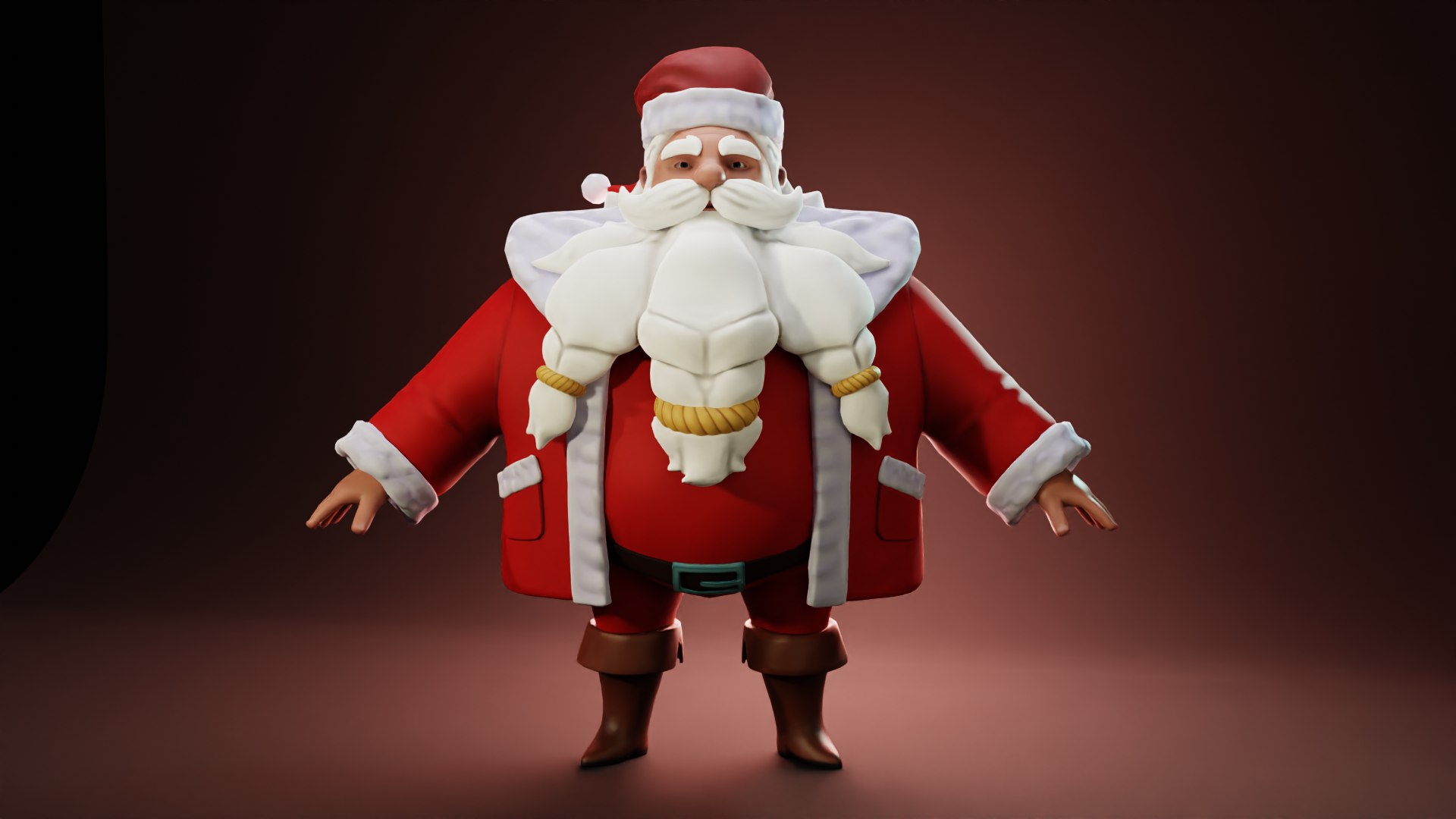 3D Santa Claus model - TurboSquid 2159562