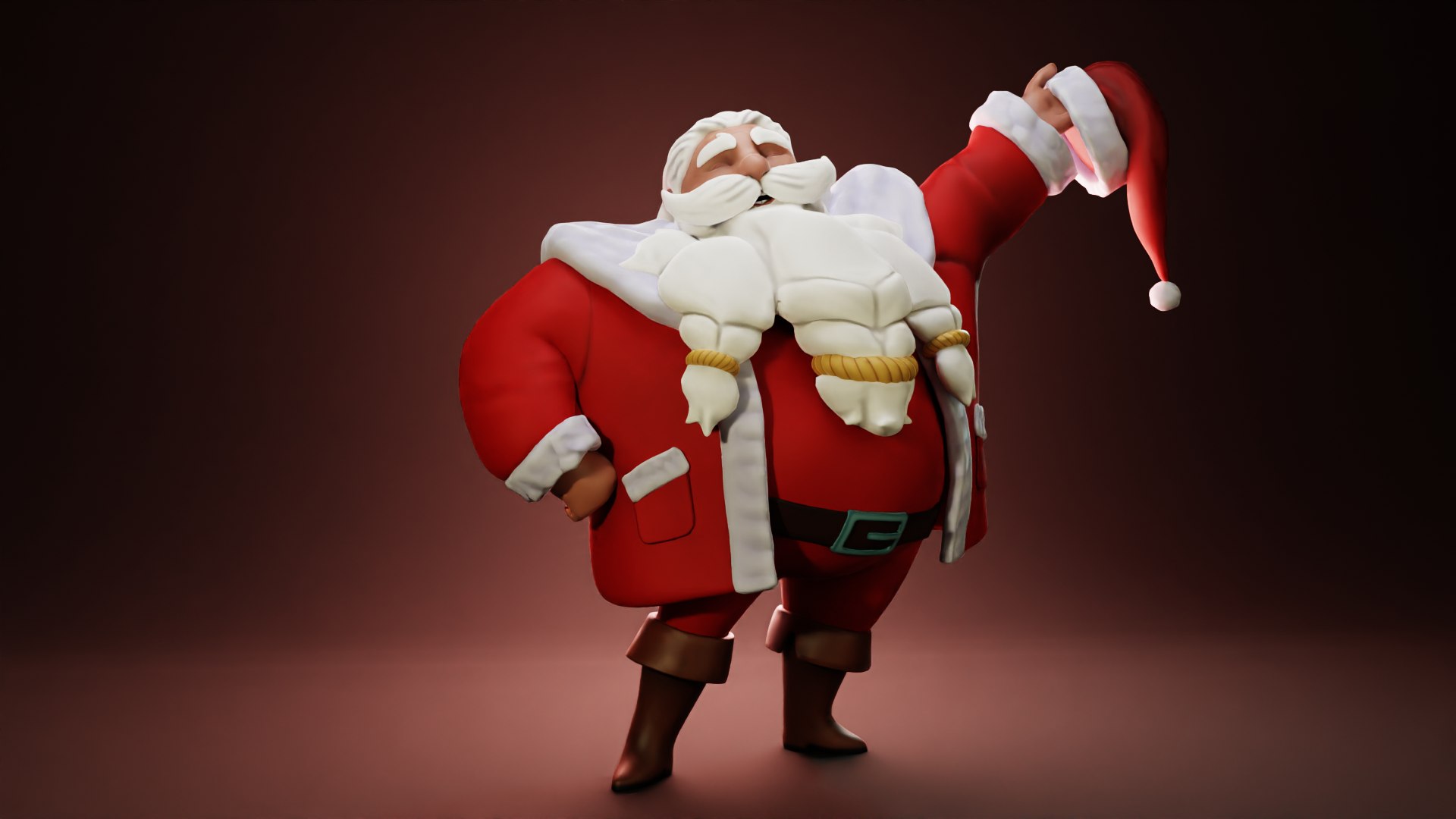 3D Santa Claus model - TurboSquid 2159562