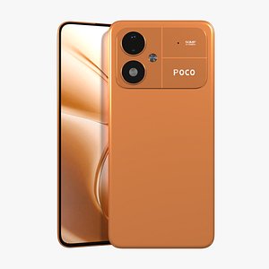 3D Xiaomi Poco M8 Power Blaze Orange