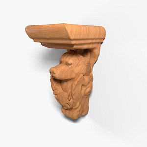 Corbel with Husky
