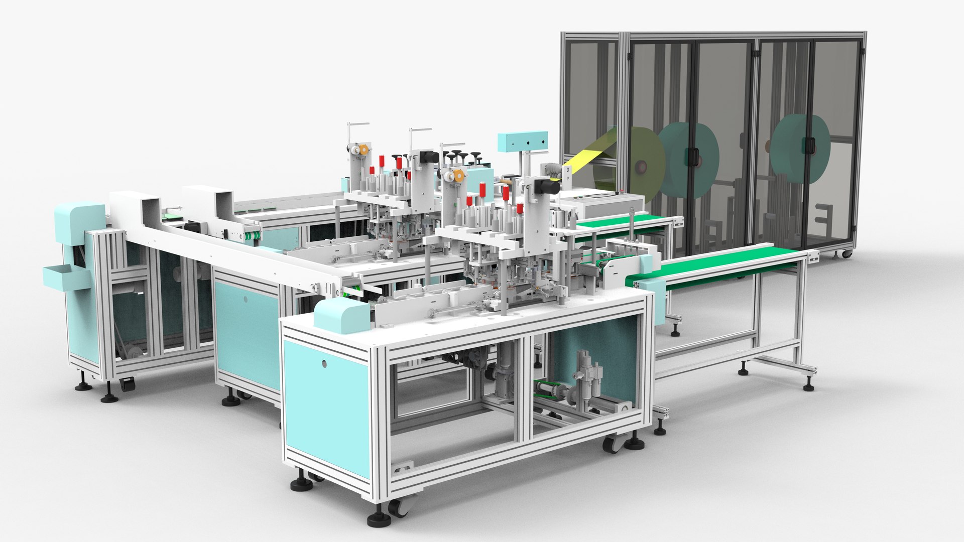 The 5th Generation One With Two New Mask Machine 3D Model - TurboSquid ...