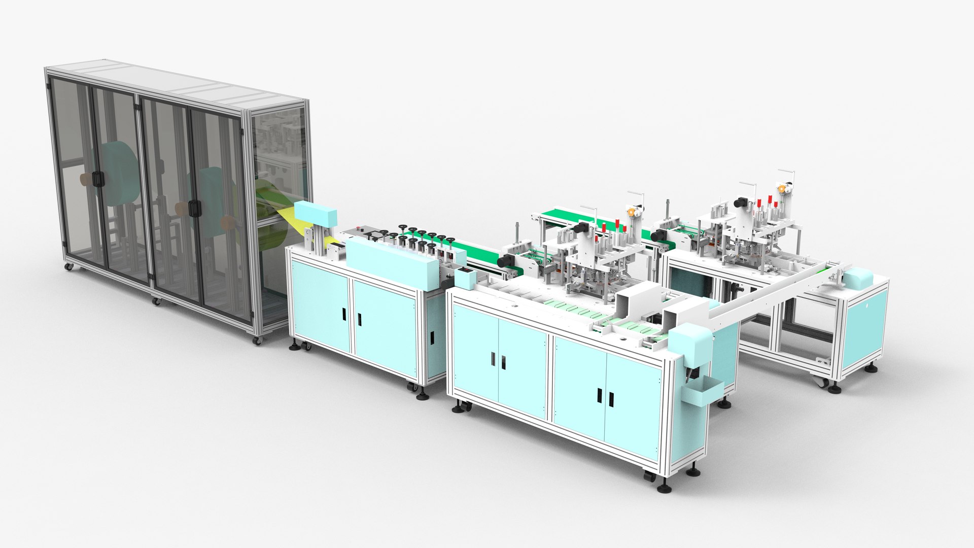 The 5th Generation One With Two New Mask Machine 3D Model - TurboSquid ...