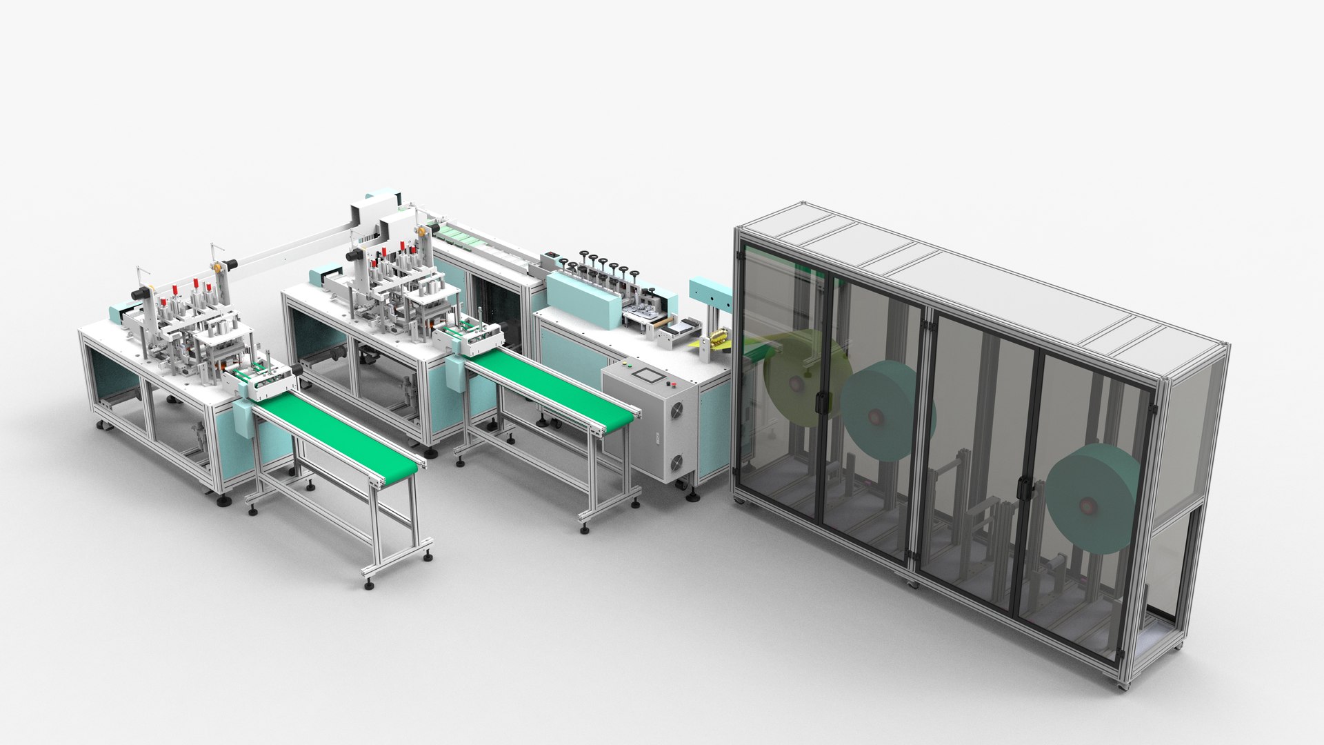 The 5th Generation One With Two New Mask Machine 3D Model - TurboSquid ...