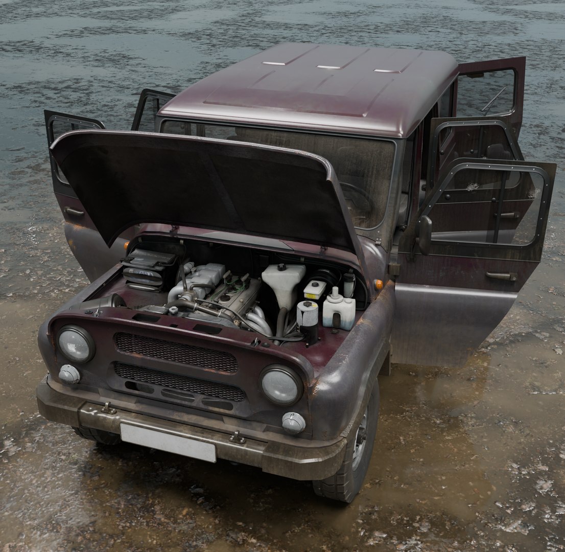 3D Realistic Car Full Interior And Exterior PBR 4k Low-poly Model ...