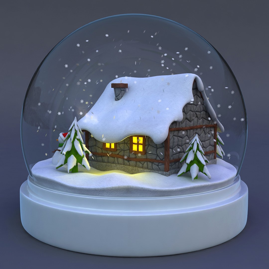 3d Model Snowglobe Snow Globe