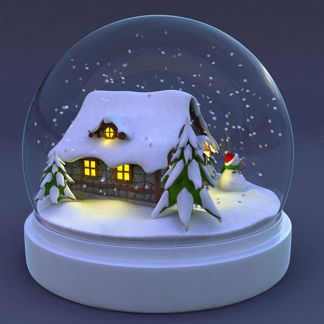 3d Model Snowglobe Snow Globe