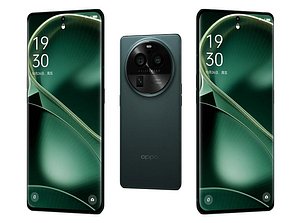 Oppo Find X6 Pro Green Low Poly