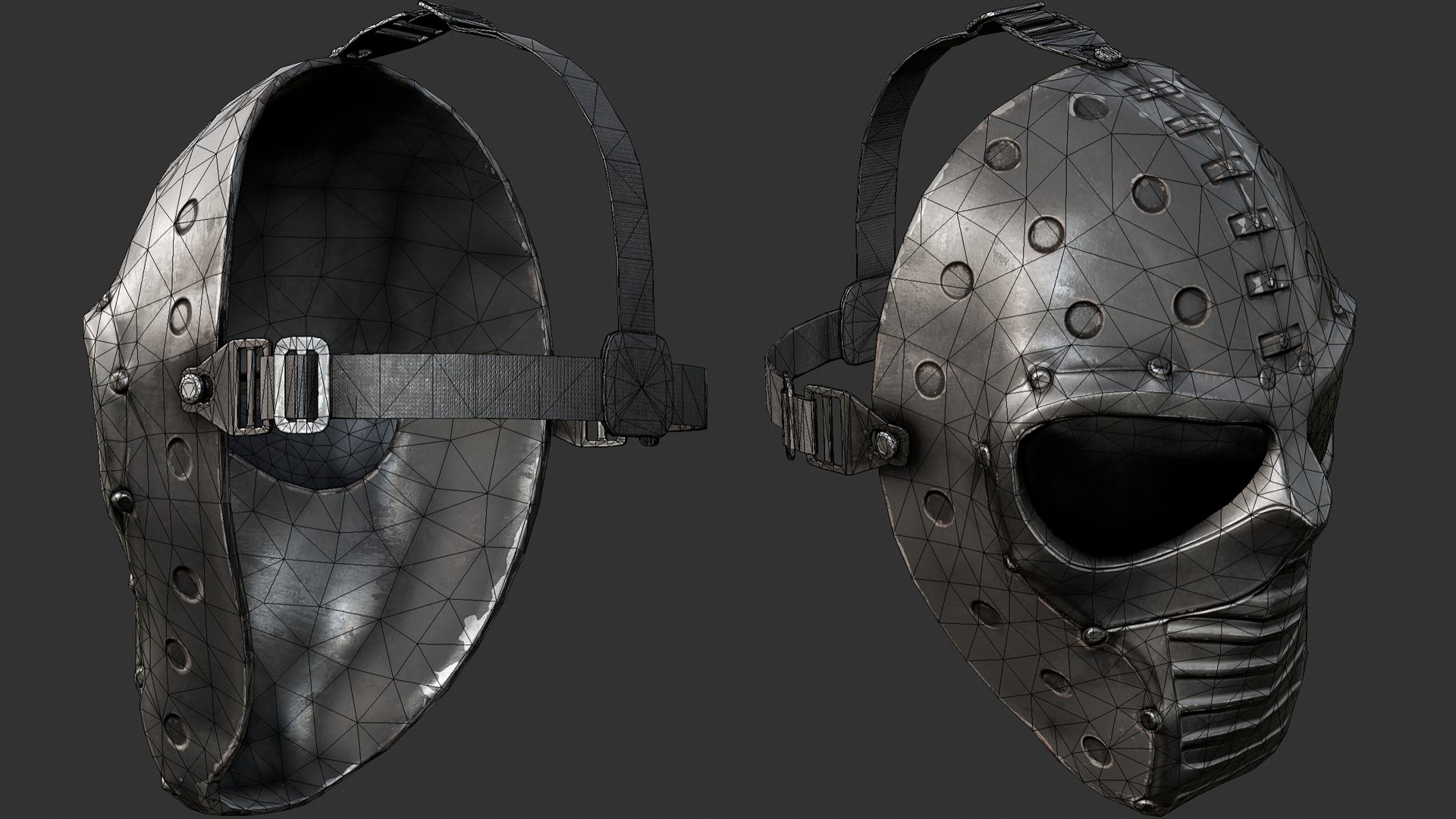 Black Ballistic Mask 3D Model - TurboSquid 1363717