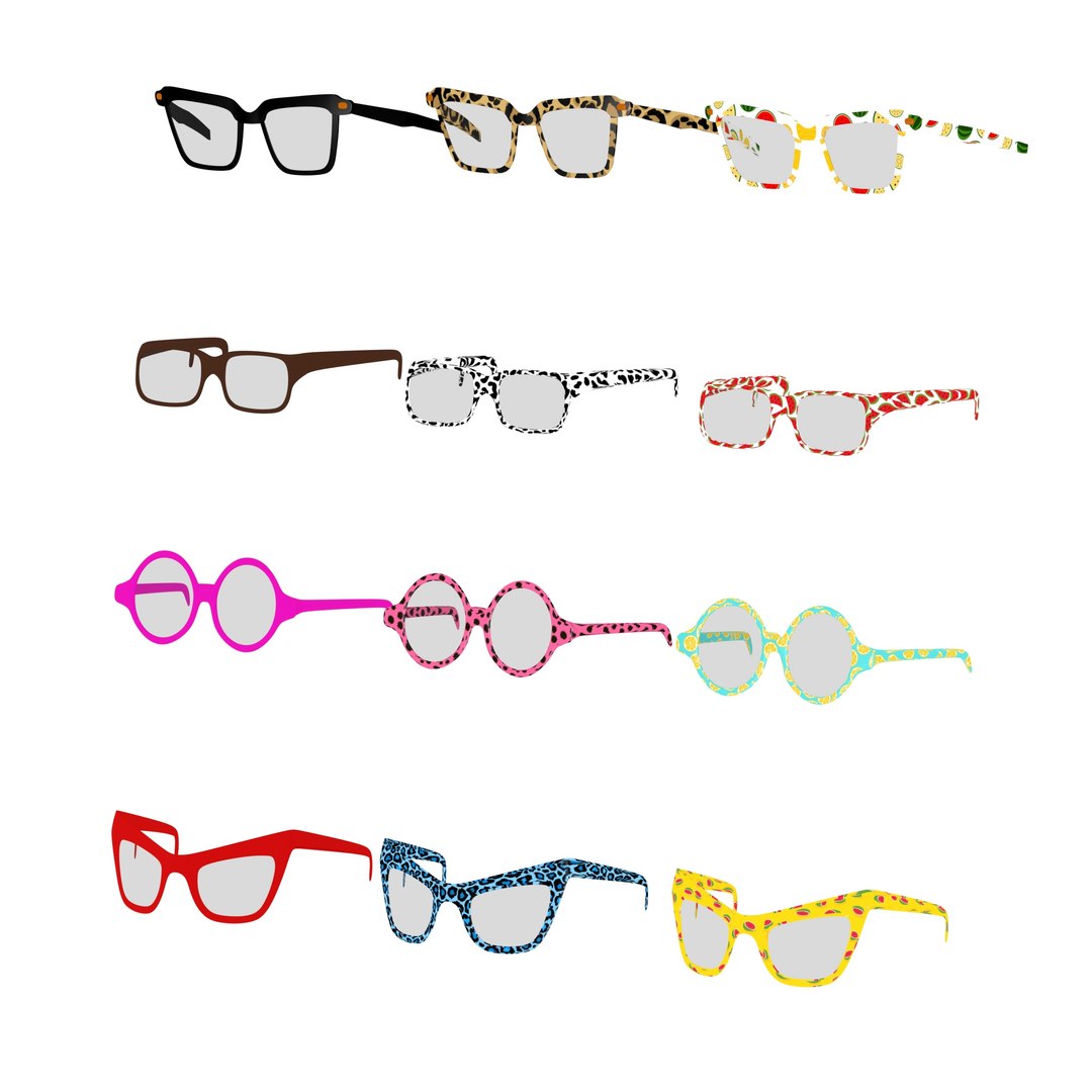 Eyeglasses Glasses Optic 3D Model TurboSquid 1548624