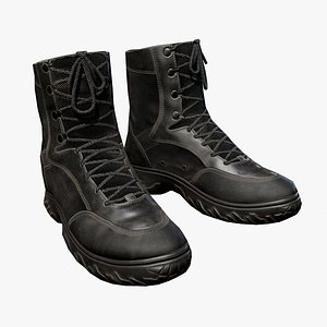 Tactical boots 3D