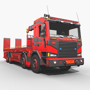 3D Emergency Unit Loader Truck