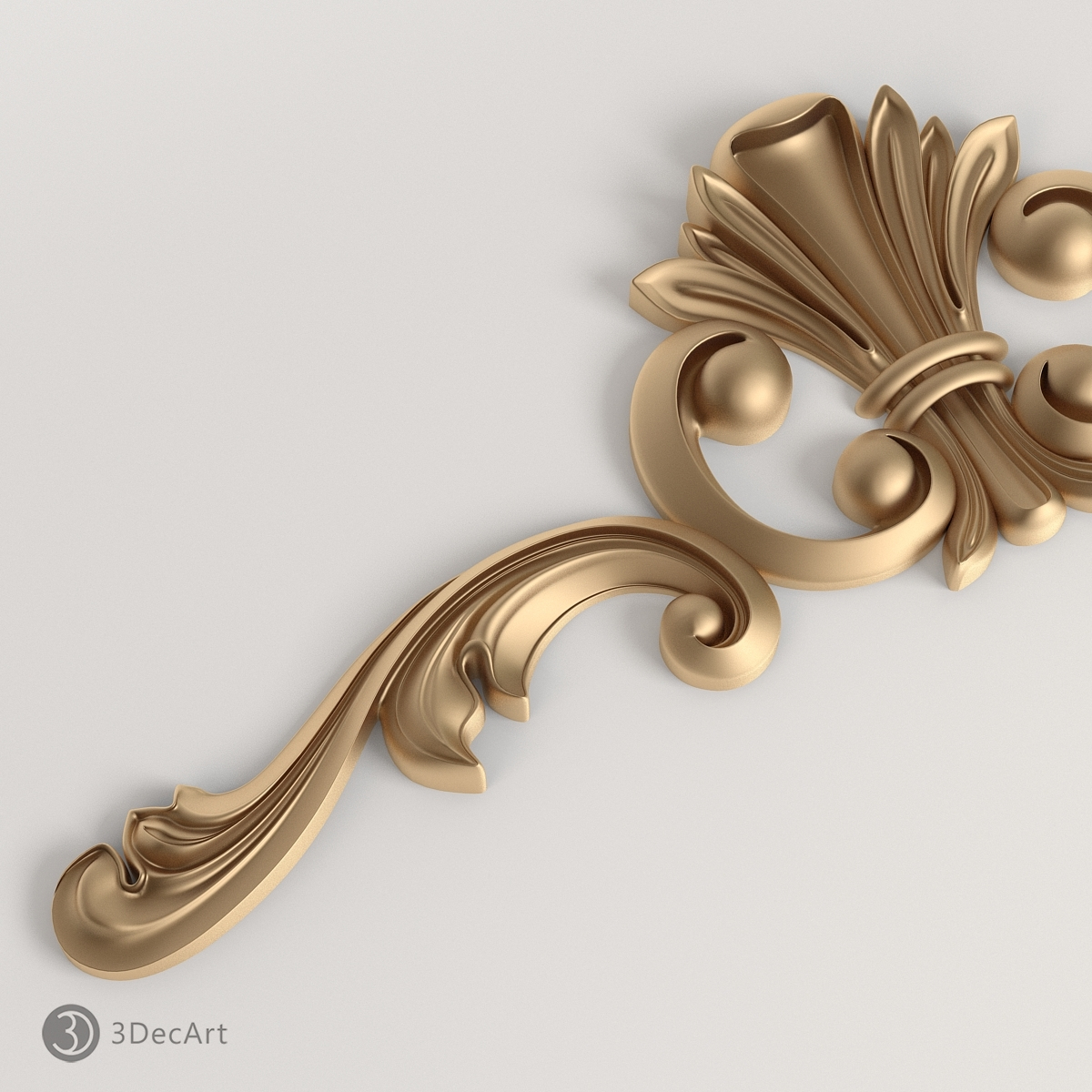 Carved Scroll Cnc 3d X