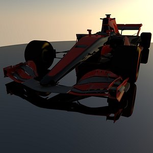 3D model f1 car