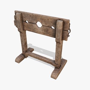 Wooden Shackles 3D model