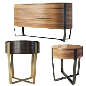 Bedside chest of drawers Venere Natuzzi