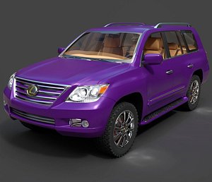 3D model Lexus LX570 Luxury 4x4 - Hyper-Detailed Executive SUV Asset