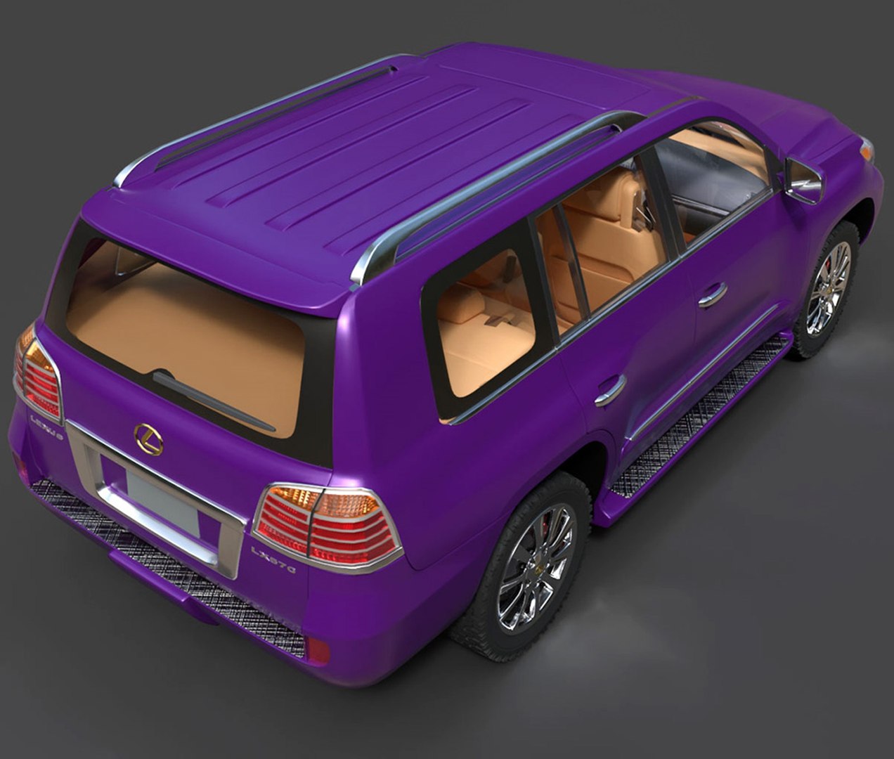 3D Model Lexus LX570 Luxury 4x4 - Hyper-Detailed Executive SUV Asset ...