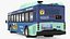 Gillig Low Floor Hybrid Bus Intercity Blue Simple Interior(1)