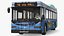 Gillig Low Floor Hybrid Bus Intercity Blue Simple Interior(1)