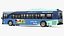 Gillig Low Floor Hybrid Bus Intercity Blue Simple Interior(1)