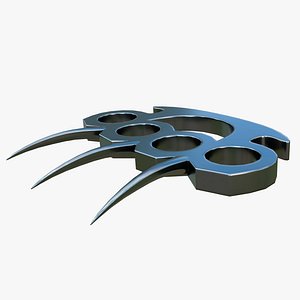 Brass knuckles Claw 3D