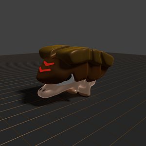armadil megaman battle 3D model