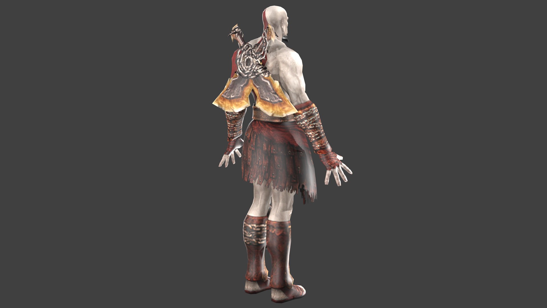 KRATOS - PBR - RIGGED 3D Model - TurboSquid 1737820