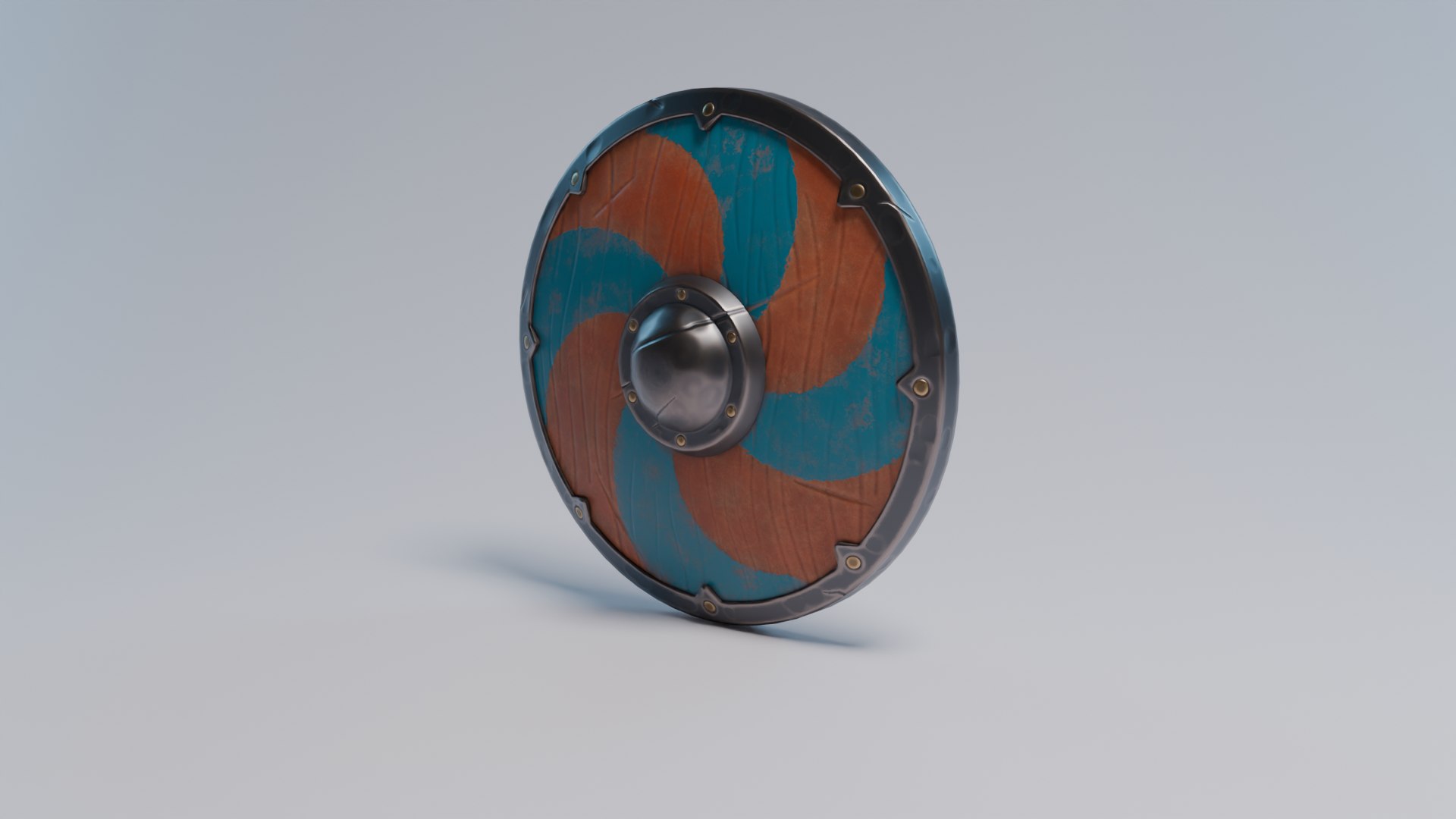3D Stylized Round Shield Model - TurboSquid 2378683