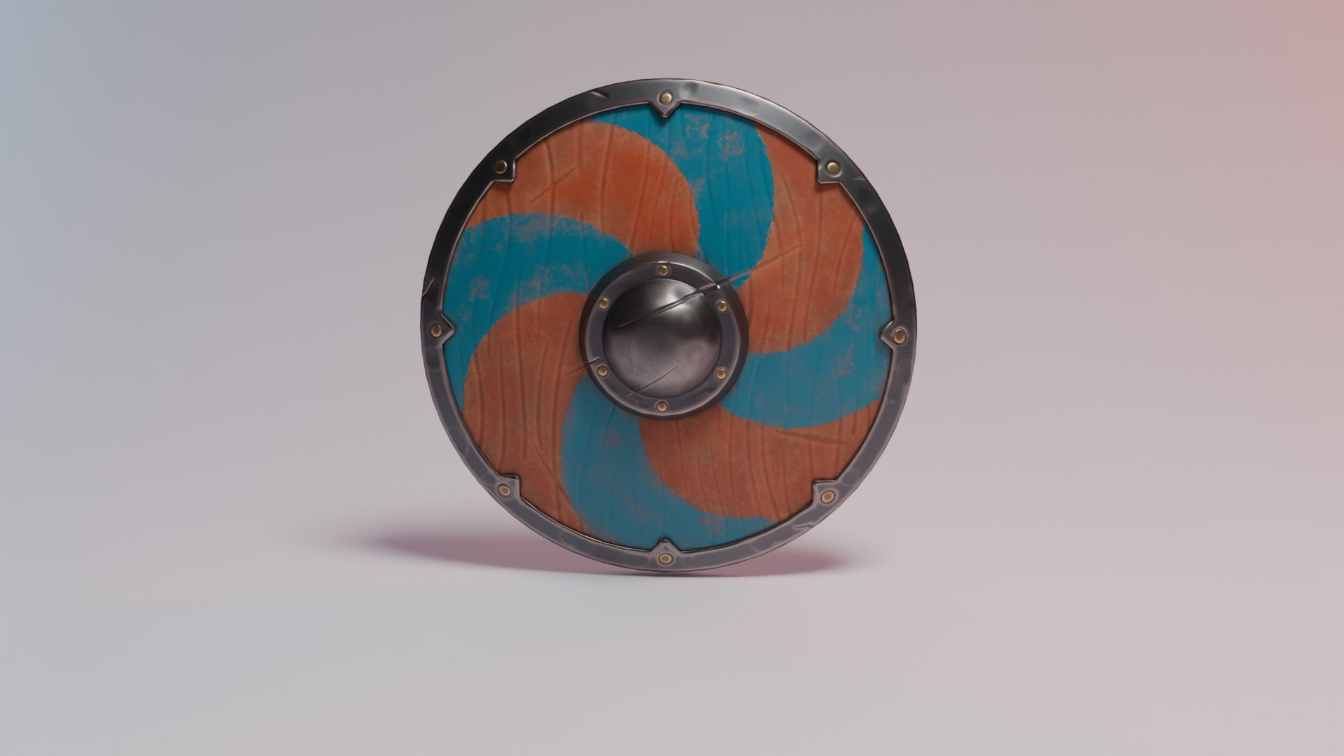 3D Stylized Round Shield Model - TurboSquid 2378683