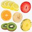 Round Fruit Slice Collection