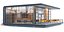 coffee shop building 3d model