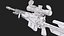 AX-50 Sniper Rifle AAA FPS Game Ready Weapon Asset Low-poly 3D model