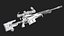 AX-50 Sniper Rifle AAA FPS Game Ready Weapon Asset Low-poly 3D model