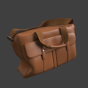 leather bag 3d 3ds