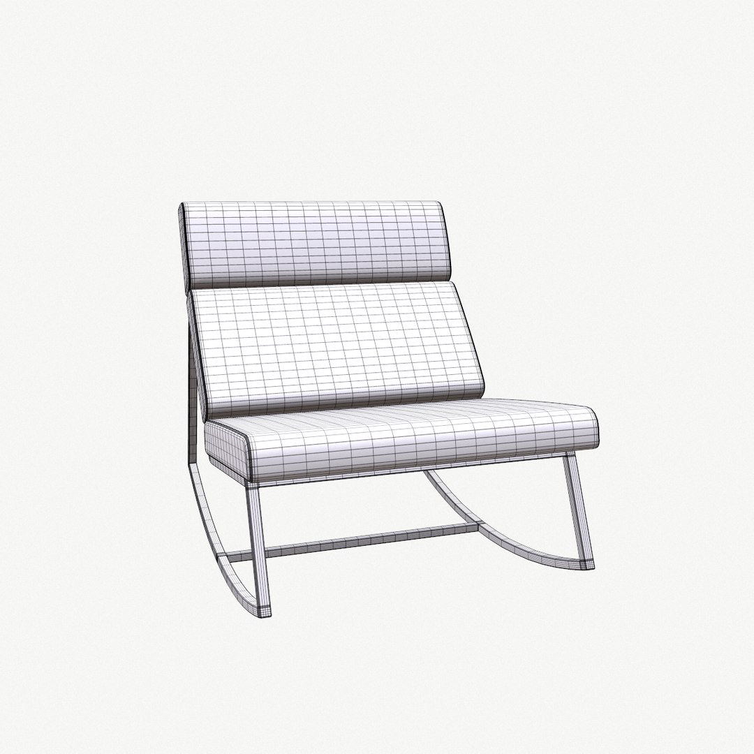 3D Rocking Chair Collection 03 - TurboSquid 2130264