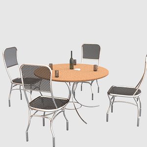 table set 3D model