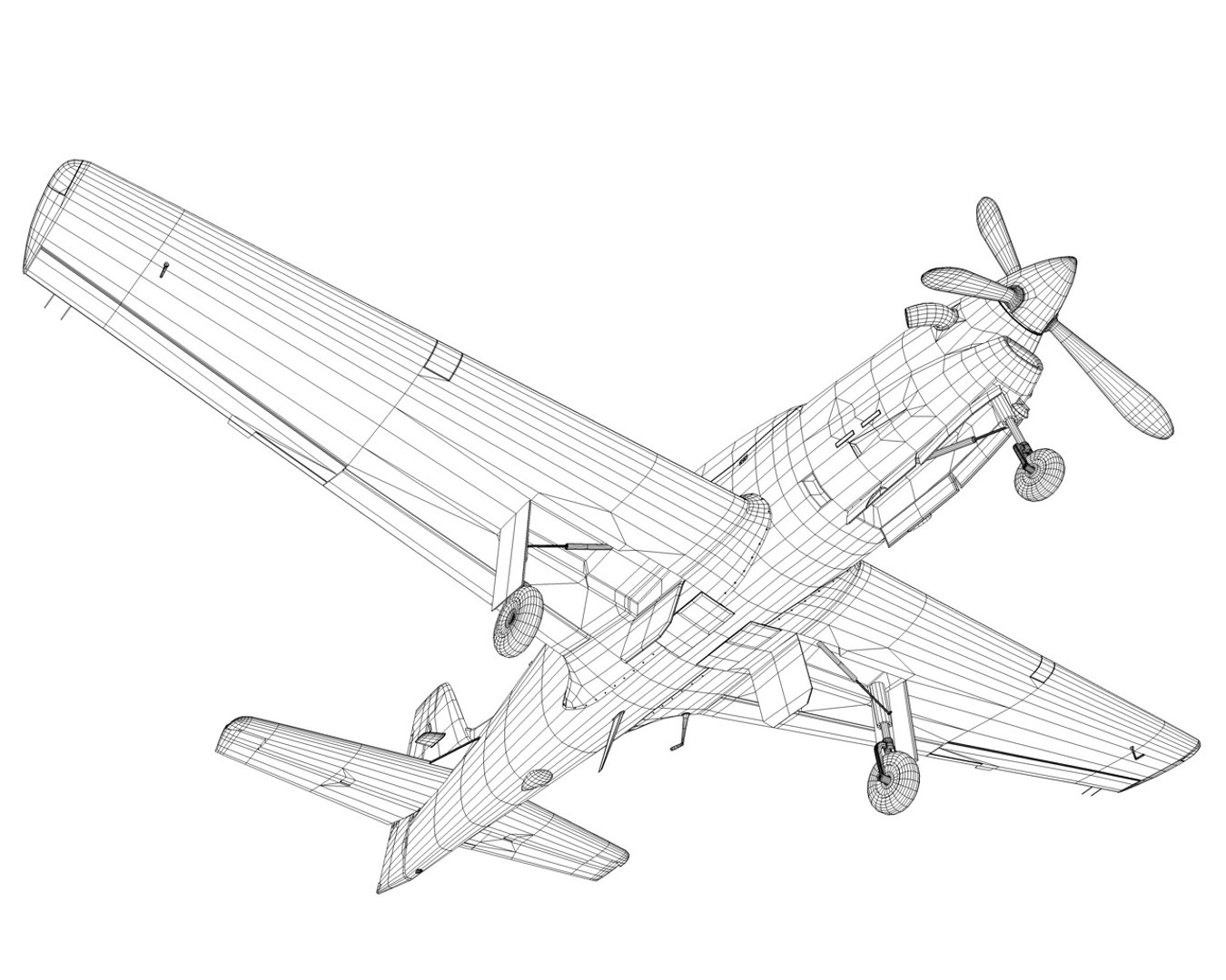 T27 Tucano 3d Model