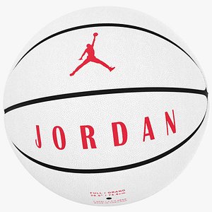 ball jordan ultimate white 3D model