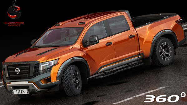 3d nissan titan 2017 model