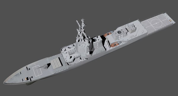 3d model hmas hobart