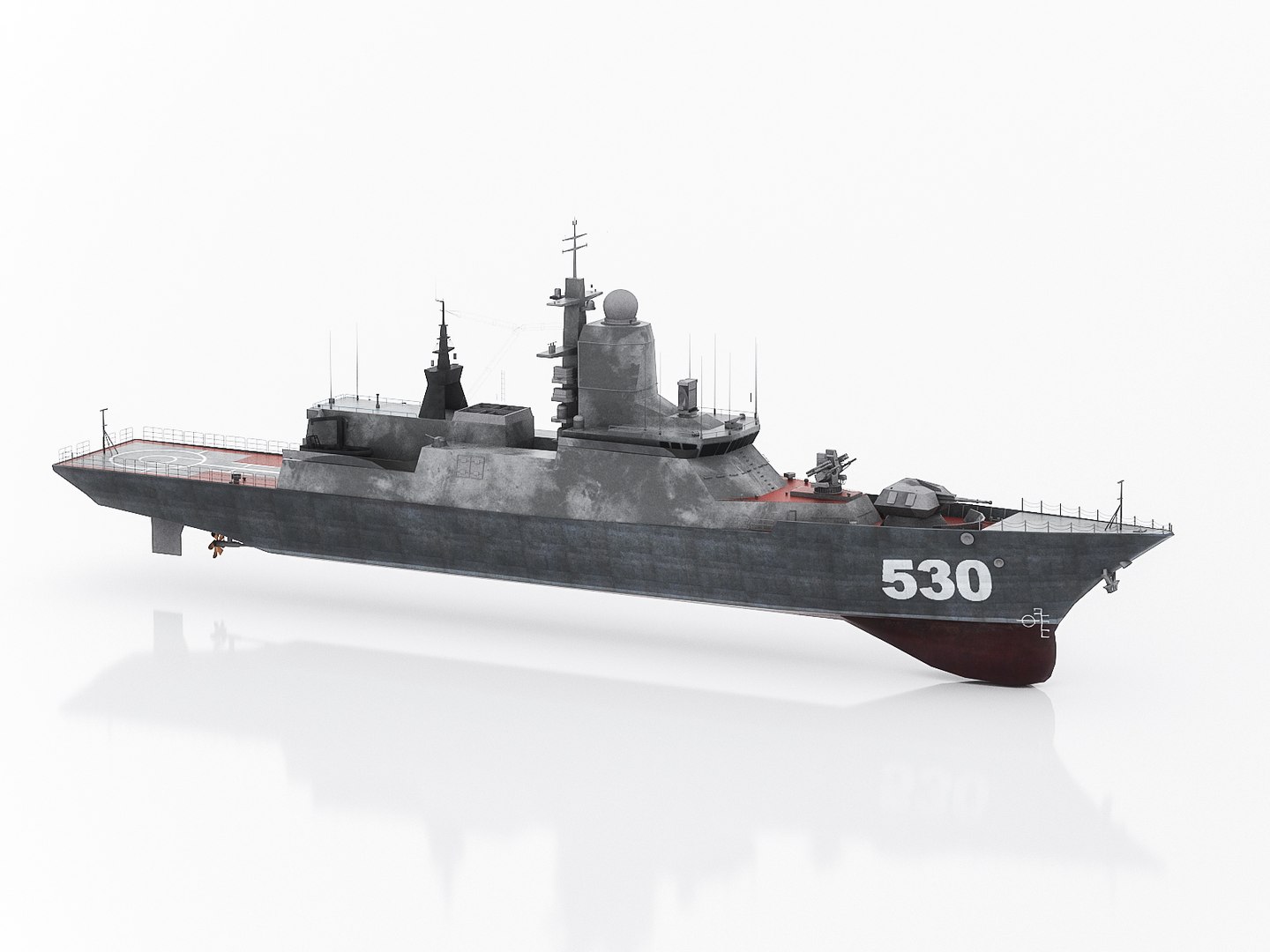 Steregushchy Russian Corvette 530 3D - TurboSquid 1290305